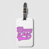 Happy Days Gepäckanhänger (Vorderseite Vertikal)