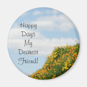 Happy Days Meine Lieblingsmagnete Poppies Sky Magnet