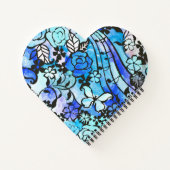 Happy Days sind wieder hier Heart Spiral Notebook Notizblock (Rückseite)