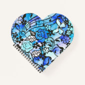 Happy Days sind wieder hier Heart Spiral Notebook Notizblock (Vorderseite)