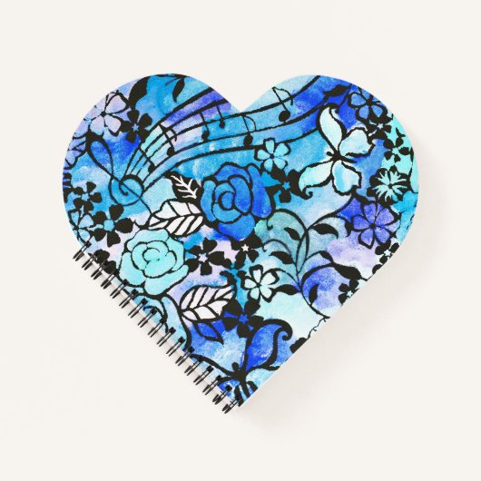 Happy Days sind wieder hier Heart Spiral Notebook Notizblock (Vorderseite)