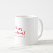Happy Dear Friend | Funny Chrismas Geschenk Kaffee Kaffeetasse (VorderseiteRechts)