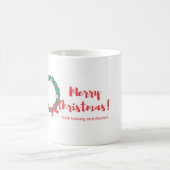 Happy Dear Friend | Funny Chrismas Geschenk Kaffee Kaffeetasse (Mittel)
