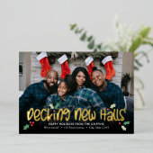 Happy Decking FOIL Holiday Moving Ankündigung (Stehend vorne)