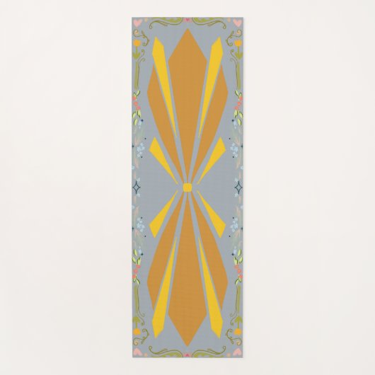 Happy Deco Sun Burst Yogamatte (Vorderseite)