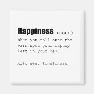 Happy Definition Funny Magnet