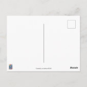 Happy Delphin lächeln und feiern | Karte (Rückseite)