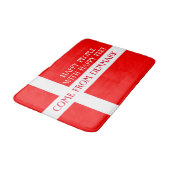 Happy Denmark Bath Mat! Badematte (Schrägansicht)