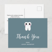 Happy Dental Tooth lächeln Niedlich Postkarte (Vorne/Hinten)