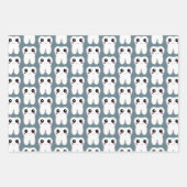 Happy Dental Tooth lächelnd Niedliches Muster Geschenkpapier Set (Vorderseite 2)