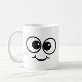 Happy Derp Face Coffee Tasse (Links)