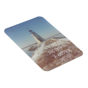 Happy Destiny International Lighthouse Fotografie Magnet