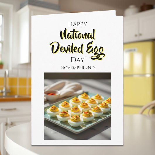 Happy Deviled Egg Day | November 2nd Karte