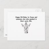 Happy Dezember Geburtstag 30 etwas Postkarte (Vorne/Hinten)