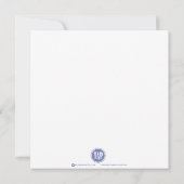 Happy Diaversary [Blue Unicorn] Karte (Rückseite)