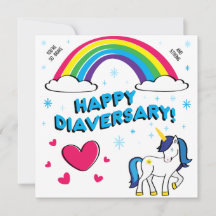 Happy Diaversary [Blue Unicorn]