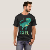 Happy Dinosaur - Axel Name T-Shirt (Vorne ganz)