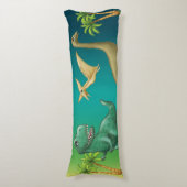 Happy Dinosaur Freunde Seitenschläferkissen (Vorderseite Vertikal)