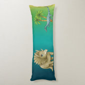 Happy Dinosaur Freunde Seitenschläferkissen (Rückseite (Vertikal))