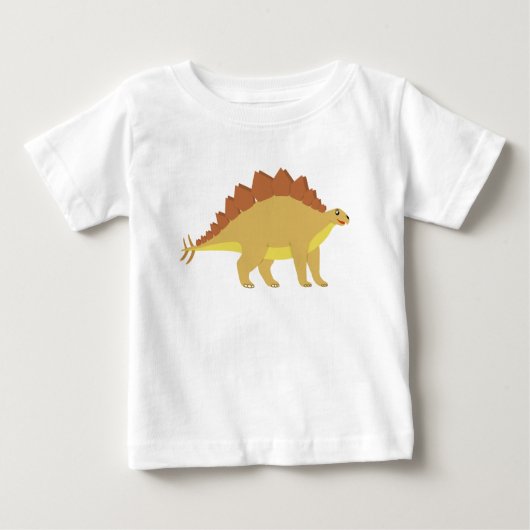Happy Dinosaur für Kleinkinder Baby T-shirt (Vorderseite)