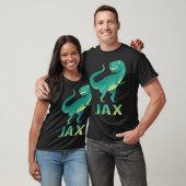 Happy Dinosaur - Jax Name T-Shirt (Unisex)