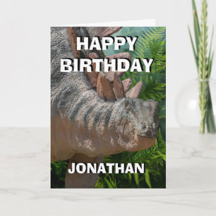 Happy Dinosaur Jurassic Jungle Card Karte