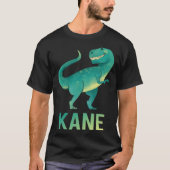 Happy Dinosaur - Kane Name T-Shirt (Vorderseite)
