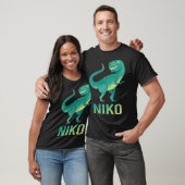 Happy Dinosaur - Niko Name T-Shirt (Unisex)