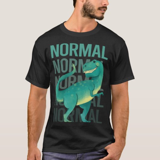 Happy Dinosaur Normal T-Shirt (Vorderseite)