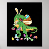 Happy Dinosaur Oster T rex Dino Lover Basket Boy Poster (Vorne)