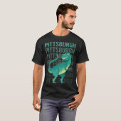 Happy Dinosaur Pittsburg T-Shirt (Vorne ganz)