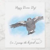 Happy Divorce Day wine label Weinetikett (Einzelnes Label)