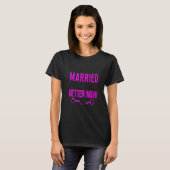 Happy Divorce Party I Used To Be Married But I'm M T-Shirt (Vorne ganz)