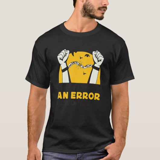 Happy Divorce Party The End Of An Error Divorcedaf T-Shirt (Vorderseite)