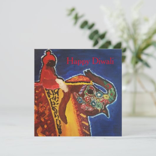 HAPPY DIWALI (Stehend Vorderseite)