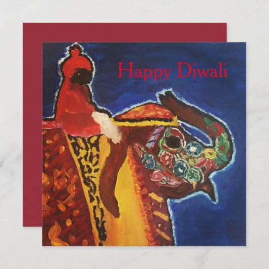 HAPPY DIWALI (Vorne/Hinten)