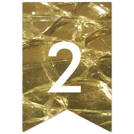 Happy Diwali 2017 Gold White Glitzer Lights Party Wimpelkette (Erste Fahne)