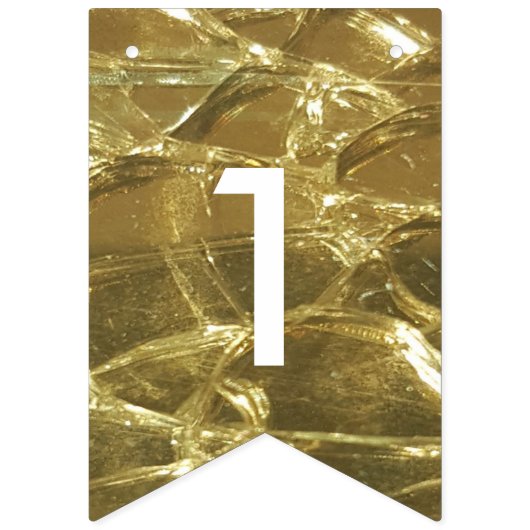 Happy Diwali 2017 Gold White Glitzer Lights Party Wimpelkette (Dritte Fahne)