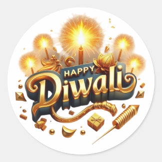 Happy Diwali Aufkleber