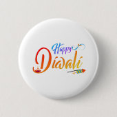 Happy Diwali Button (Vorderseite)
