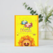 Happy Diwali Card Feiertagskarte (Stehend Vorderseite)