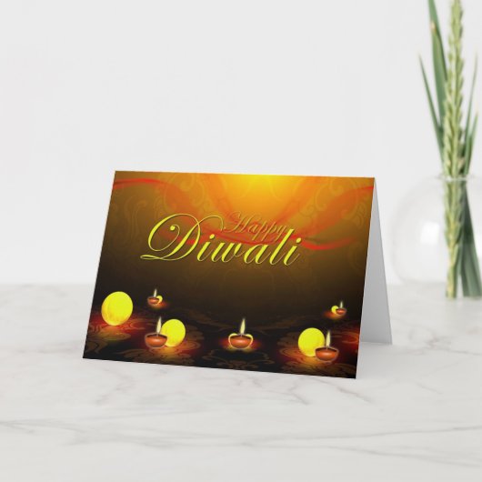 Happy Diwali Card Karte (Vorderseite)