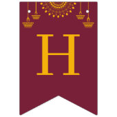 Happy Diwali Celebration Wimpelkette (Dritte Fahne)