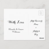 Happy Diwali Chalkboard Typografie Custom Card Postkarte (Rückseite)