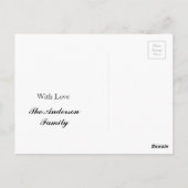 Happy Diwali Chalkboard Typografie Custom Card Postkarte (Rückseite)