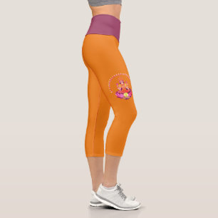 Happy Diwali - Deepalavi Lakshmi Goddess 1 Capri Leggings