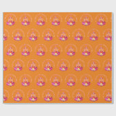 Happy Diwali - Deepalavi Lakshmi Goddess 1 Geschenkpapier (Flach)