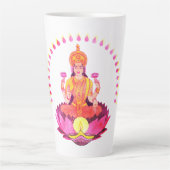 Happy Diwali - Deepalavi Lakshmi Goddess 1 Milchtasse (Vorderseite)