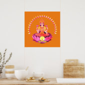 Happy Diwali - Deepalavi Lakshmi Goddess 1 Poster (Küche)