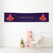 Happy Diwali - Deepalavi Lakshmi Goddess 4 Banner (Insitu)